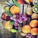 Fruits ruble kitchen rugs