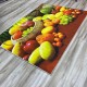 Kitchen rugs mixed fruits