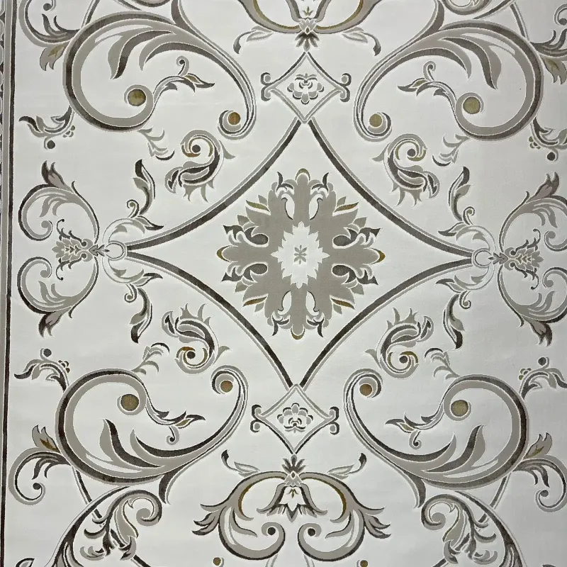 Turkish Safir Rug SRC28A cream beige Size 100x300