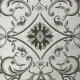 Turkish Safir Rug SRC28A cream green Size 150*220