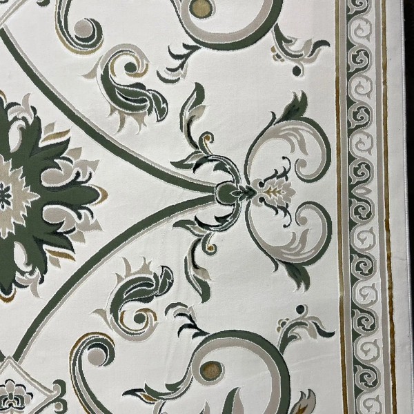 سجاد سفير تركي SRC28A كريم اخضر مقاس 150*220