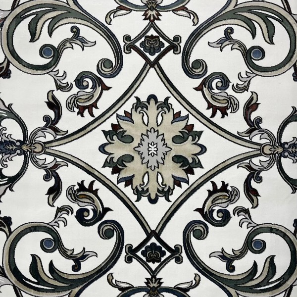 Turkish Safir Rug SRC28A cream multi Size 250*350
