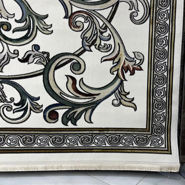 Turkish Safir Rug SRC28A cream multi Size 250*350