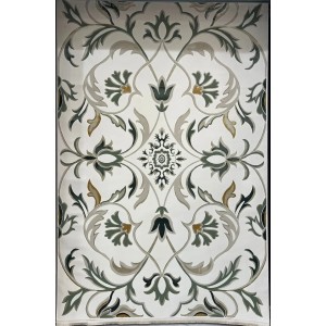 سجاد سفير تركي SRC32C كريم اخضر مقاس 50*80