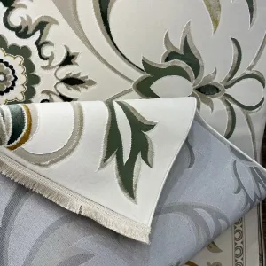 سجاد سفير تركي SRC32C كريم اخضر مقاس 50*80