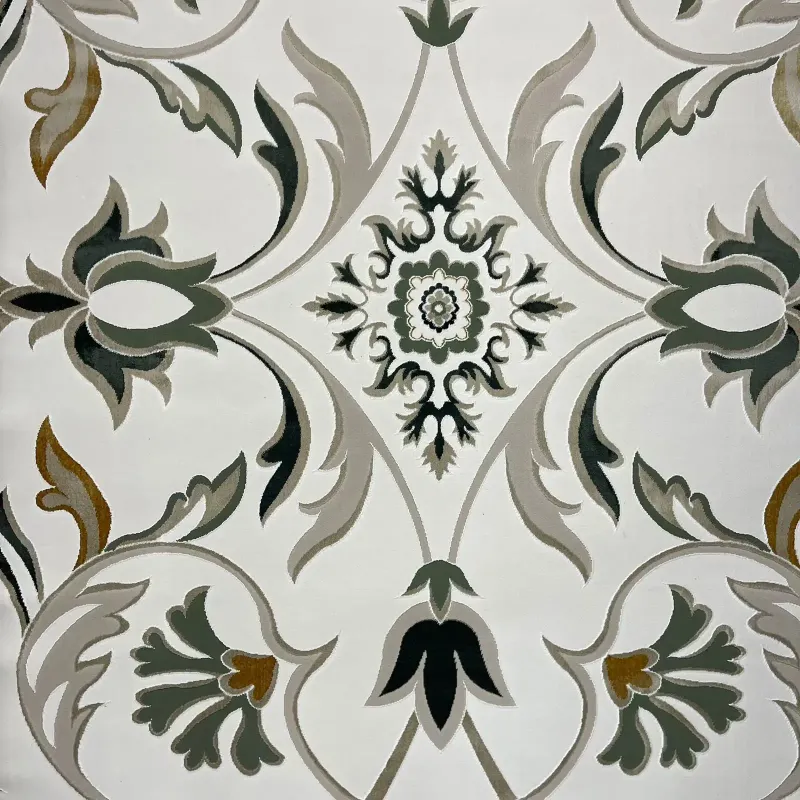 Turkish Safir Rug SRC32C cream green Size 100x300