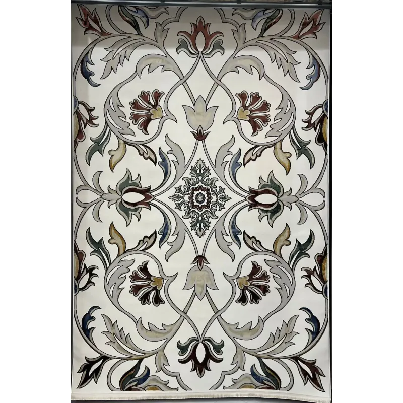 Turkish Safir Rug SRC32C cream multi Size 80*150