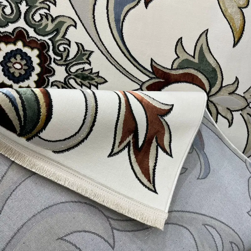 Turkish Safir Rug SRC32C cream multi Size 80*150