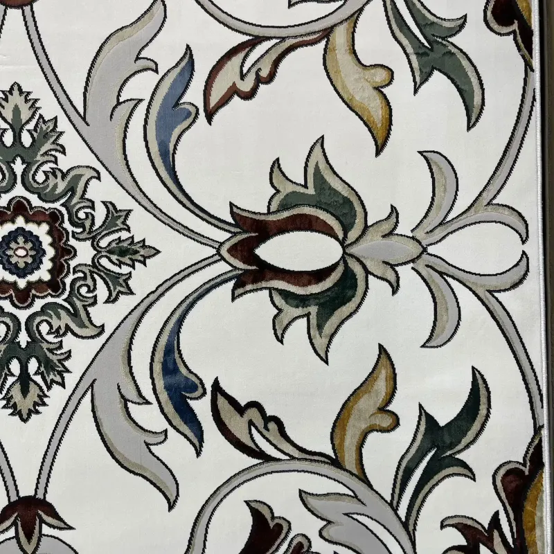 Turkish Safir Rug SRC32C cream multi Size 80*150