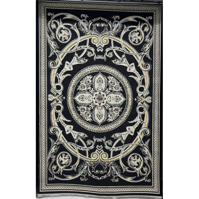 سجاد سفير تركي SRC03A اسود مولتي مقاس  250*350