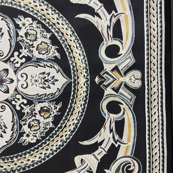 سجاد سفير تركي SRC03A اسود مولتي مقاس  200*300