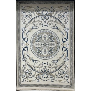 Turkish Safir Rug SRC03A cream blue-Size 150*220