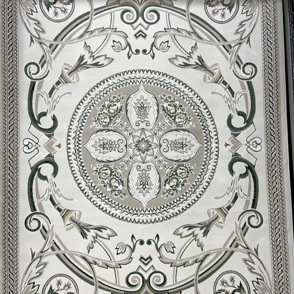 سجاد سفير تركي SRC03A كريم اخضر مقاس  200*300