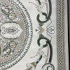 Turkish Safir Rug SRC03A cream green-Size 100x300