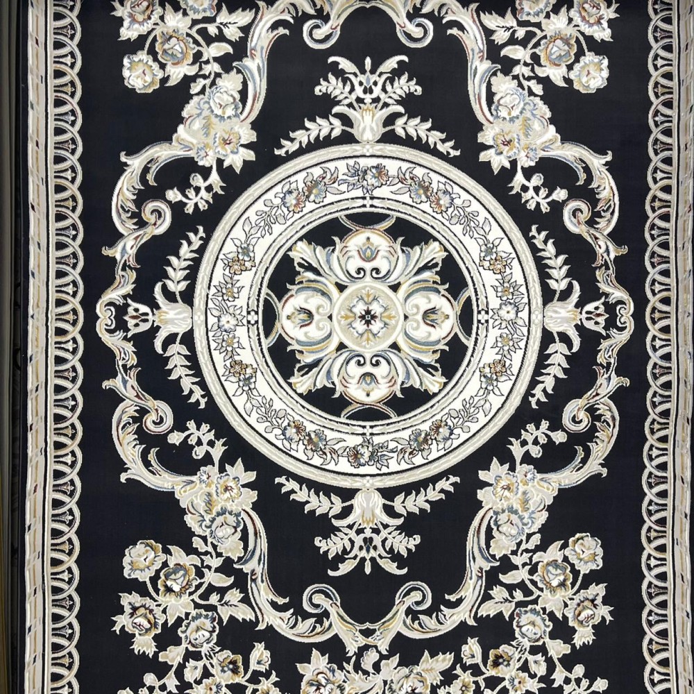 سجاد سفير تركي SRC04A اسود مولتي مقاس 50*80