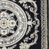 Turkish Safir Rug SRC04A Black Multi-Size 80*150