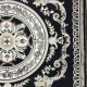 سجاد سفير تركي SRC04A اسود مولتي مقاس 50*80