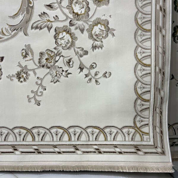 سجاد سفير تركي SRC04A كريم بيج مقاس 250*350