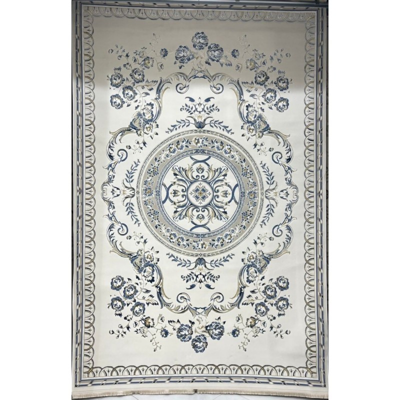 Turkish Safir Rug SRC04A cream blue-Size 200*300