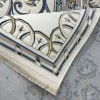 Turkish Safir Rug SRC04A cream blue-Size 80*150