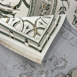 سجاد سفير تركي SRC04A كريم اخضر مقاس 300*400