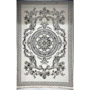 Turkish Safir Rug SRC04A cream multe-Size 50*80