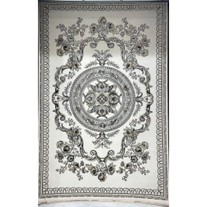 Turkish Safir Rug SRC04A cream multe-Size 50*80