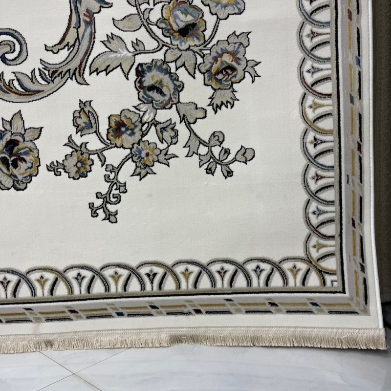 Turkish Safir Rug SRC04A cream multe-Size 50*80
