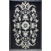 Turkish Safir Rug SRC05A Black Multi-Size 100x200