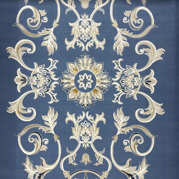Turkish Safir Rug SRC05A blue-Size 100x200