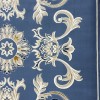 Turkish Safir Rug SRC05A blue-Size 100x200