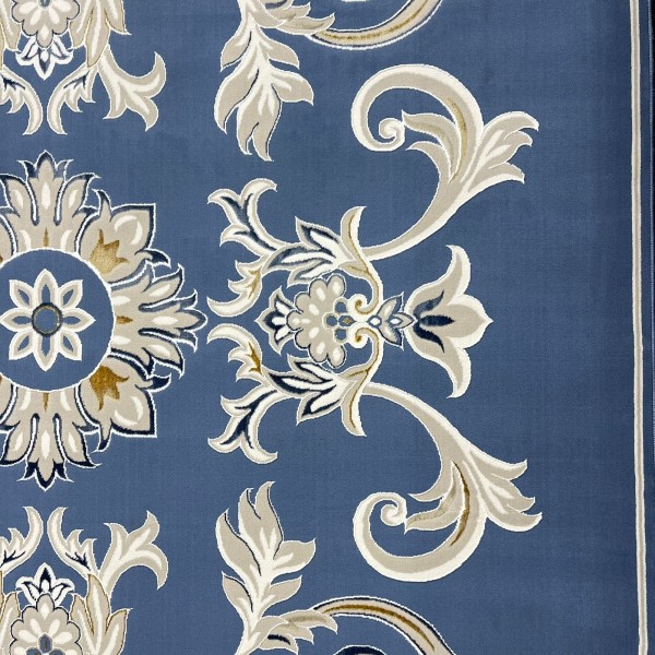 Turkish Safir Rug SRC05A blue-Size 100x200