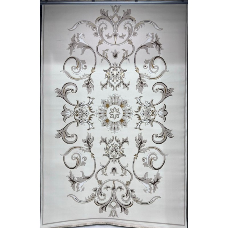 Turkish Safir Rug SRC05A cream beige-Size 100x200