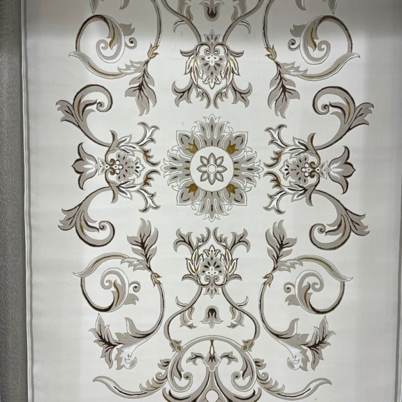 Turkish Safir Rug SRC05A cream beige-Size 100x200