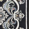 Turkish Safir Rug SRC06A Black Multi-Size 150*220