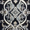 Turkish Safir Rug SRC06A Black Multi-Size 150*220