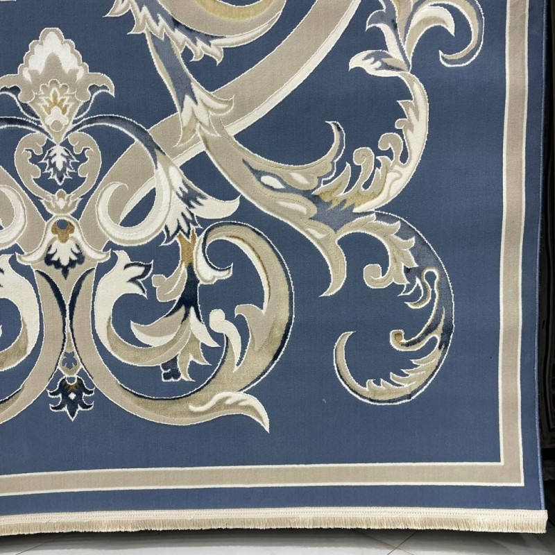 Turkish Safir Rug SRC06A blue-Size 200*300