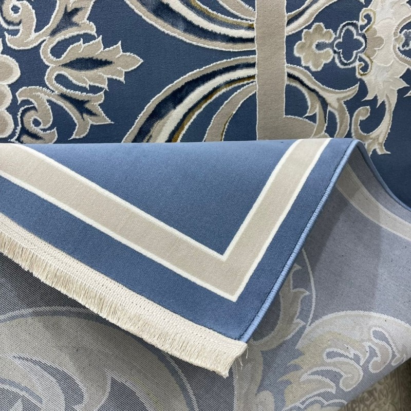 Turkish Safir Rug SRC06A blue-Size 200*300