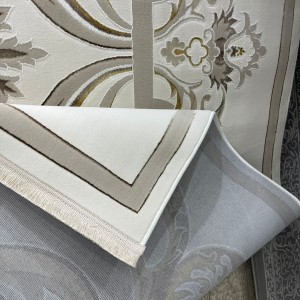 Turkish Safir Rug SRC06A cream beige-Size 80*150