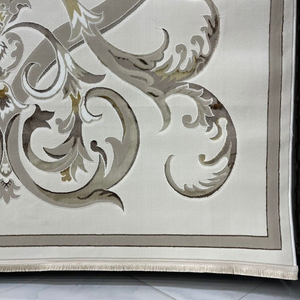 سجاد سفير تركي SRC06A كريم بيج مقاس 50*80