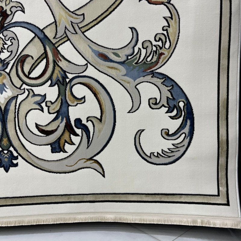 Turkish Safir Rug SRC06A cream multe-Size 150*220