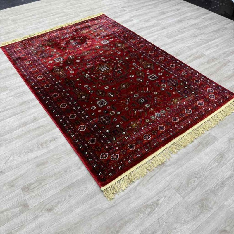 Turkish saray carpet E398 red size 100*200