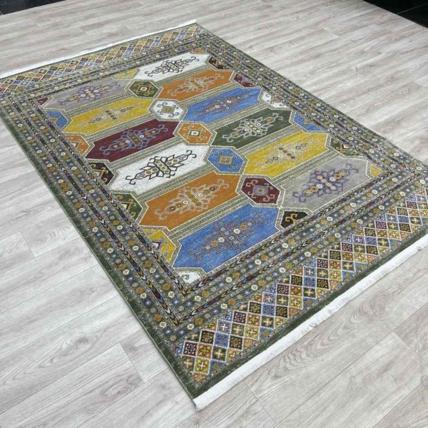 Turkish Oriental Carpet 17373Y10 Green Size 300*400
