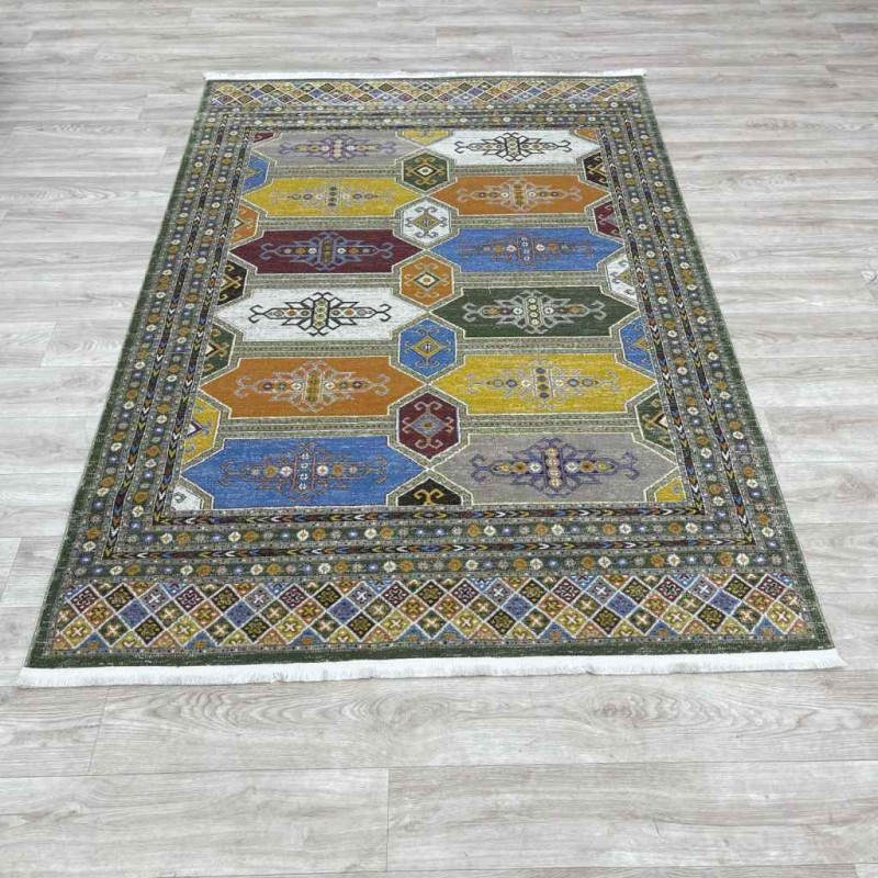 سجاد شرقي تركي 17373Y10 اخضر مقاس 300*400