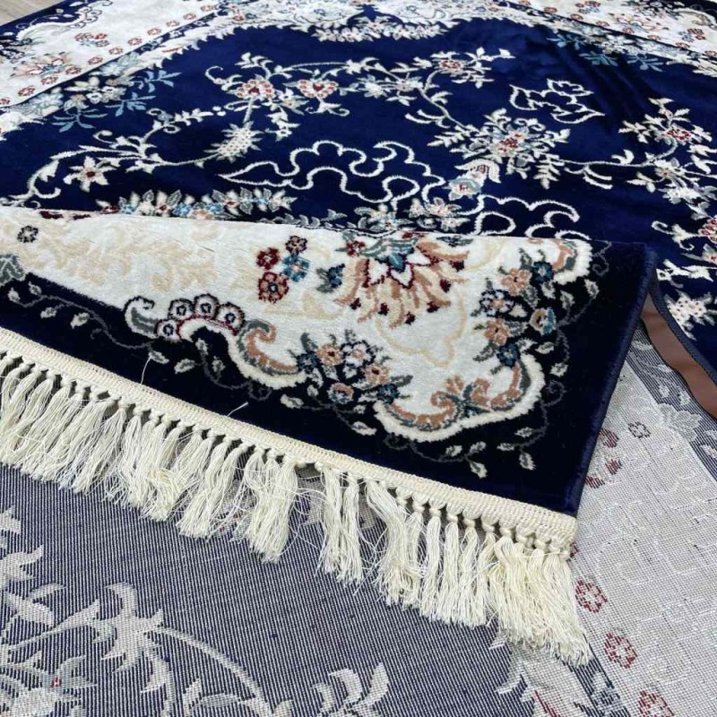 سجاد تركي سوبر اصفهان C709A لون كحلي مقاس 200*300