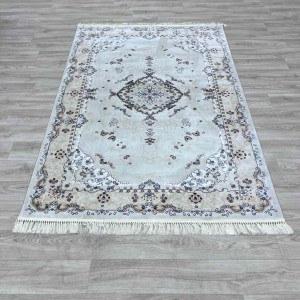 سجاد تركي سوبر اصفهان C709A لون كريم مقاس 100*300