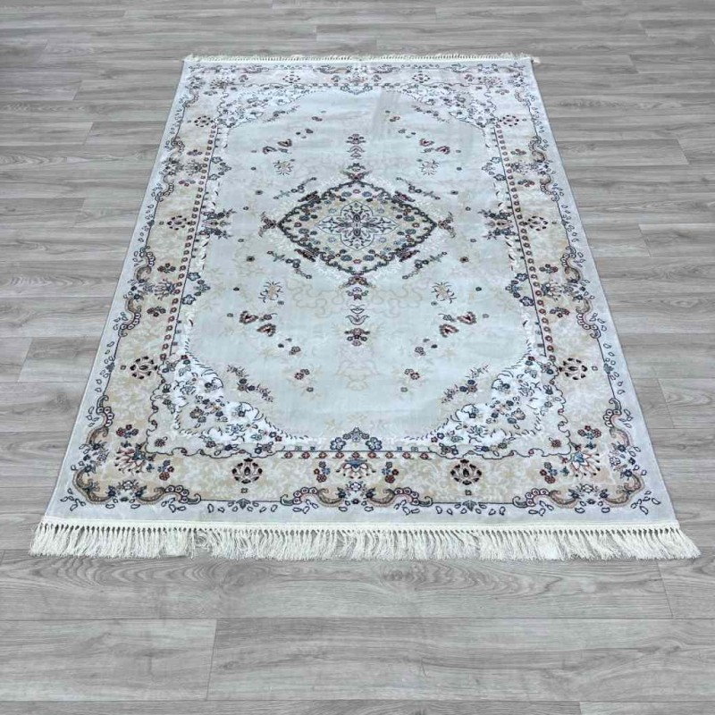 سجاد تركي سوبر اصفهان C709A لون كريم مقاس 100*300