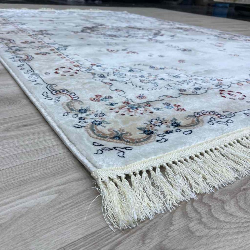 سجاد تركي سوبر اصفهان C709A لون كريم مقاس 100*300