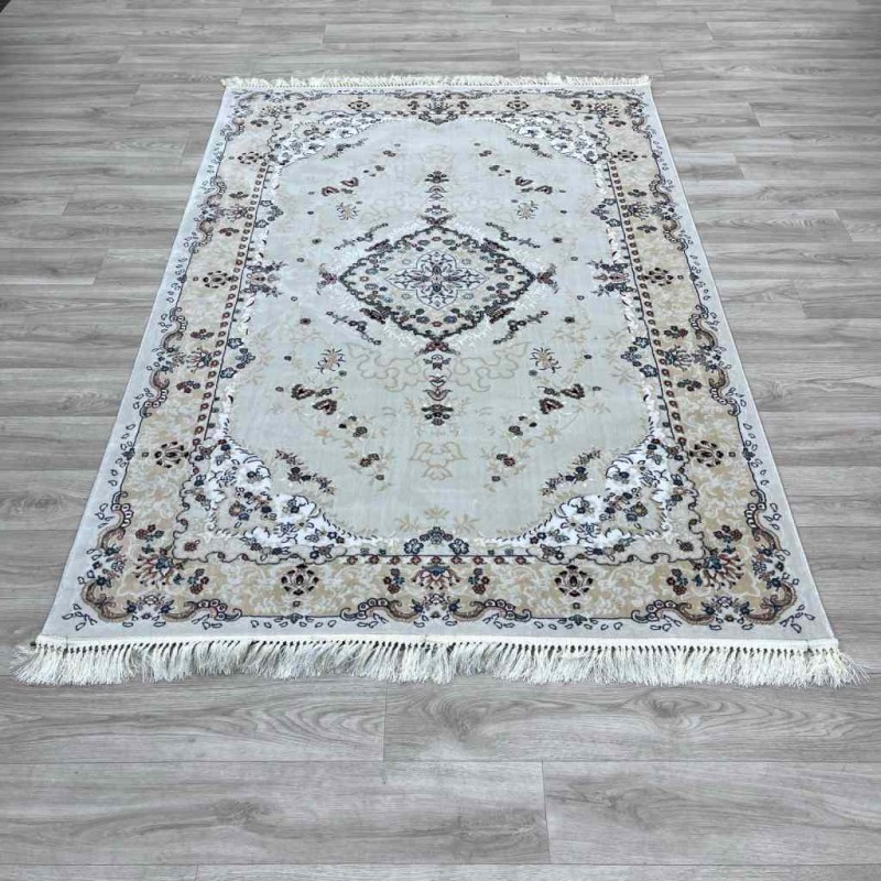 سجاد تركي سوبر اصفهان C709A لون كريم مقاس 100*300