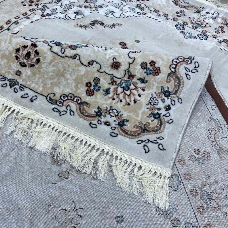 سجاد تركي سوبر اصفهان C709A لون كريم مقاس 100*300